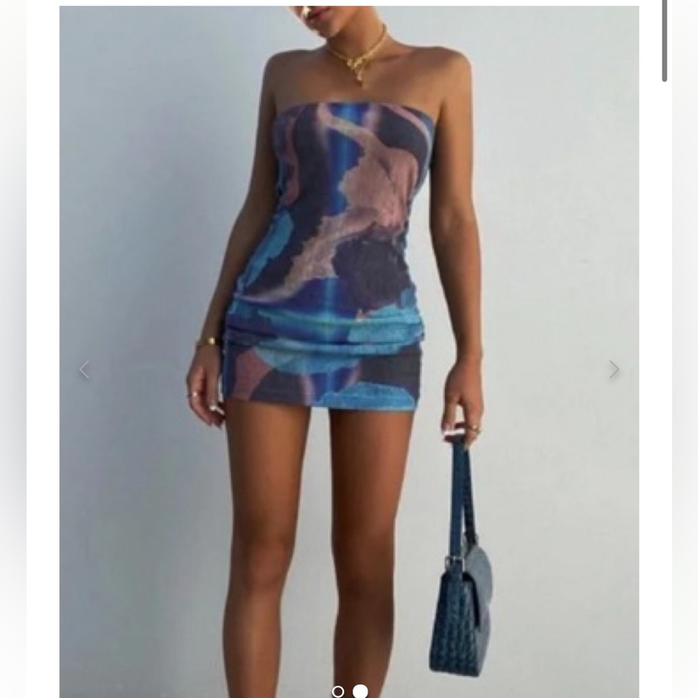 With Jean Strapless Frankie Mini Dress